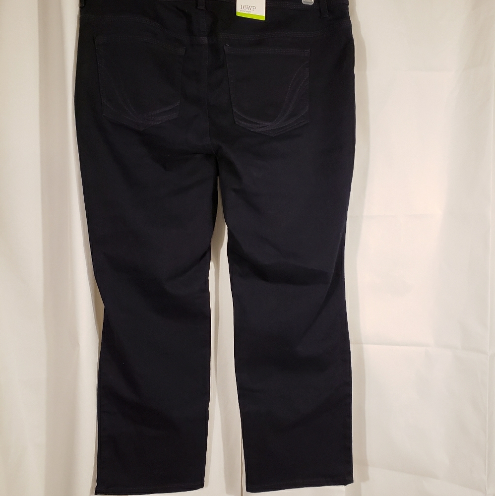 Style & Company Ponte Plus Sz Leggings  Blk  22W
